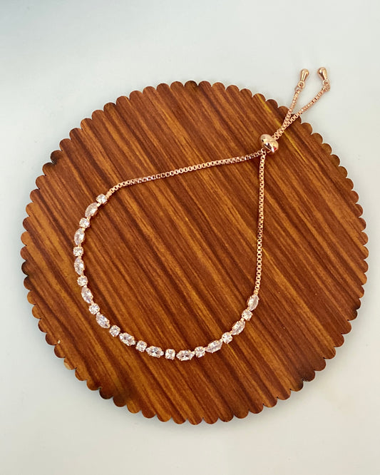Retro Rose Gold Adjustable Bracelet