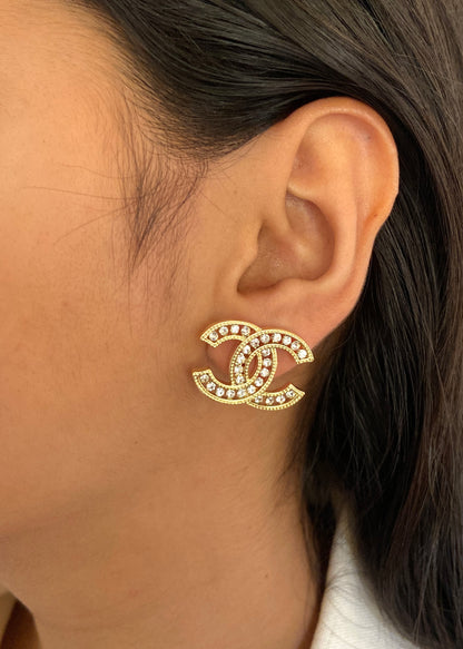 Golden Glam CC Earring
