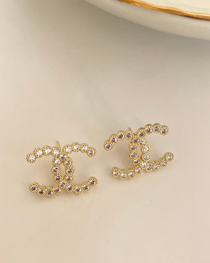 Heritage CC Earring Gold