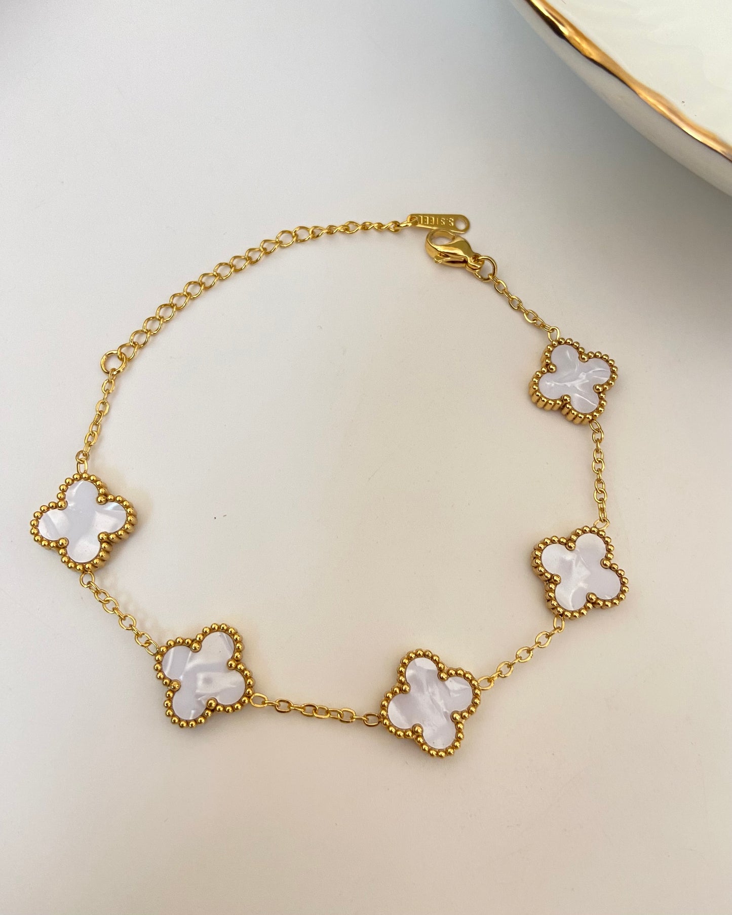 White Clover Bracelet