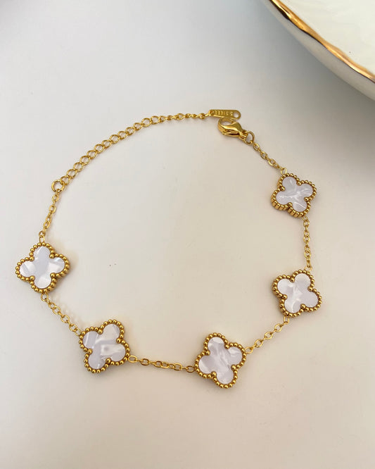 White Clover Bracelet
