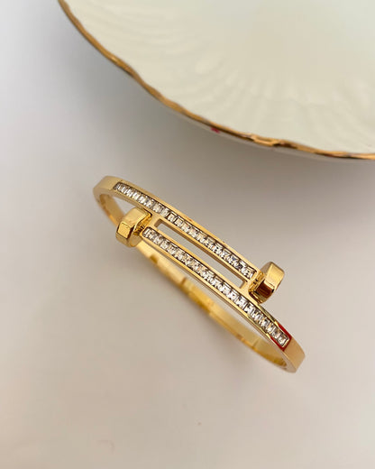 Amber Bangle Bracelet