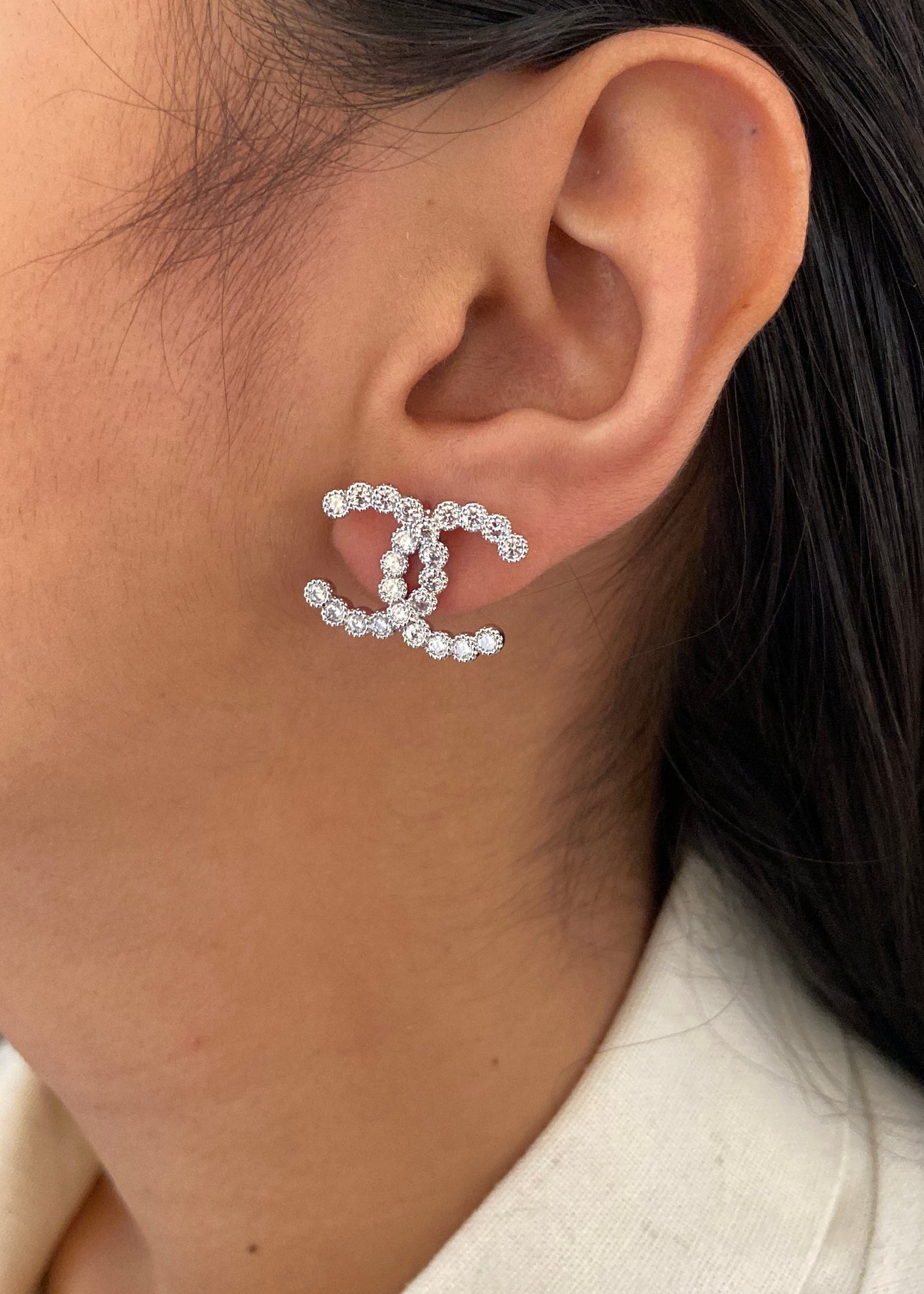 Heritage CC Earring Silver