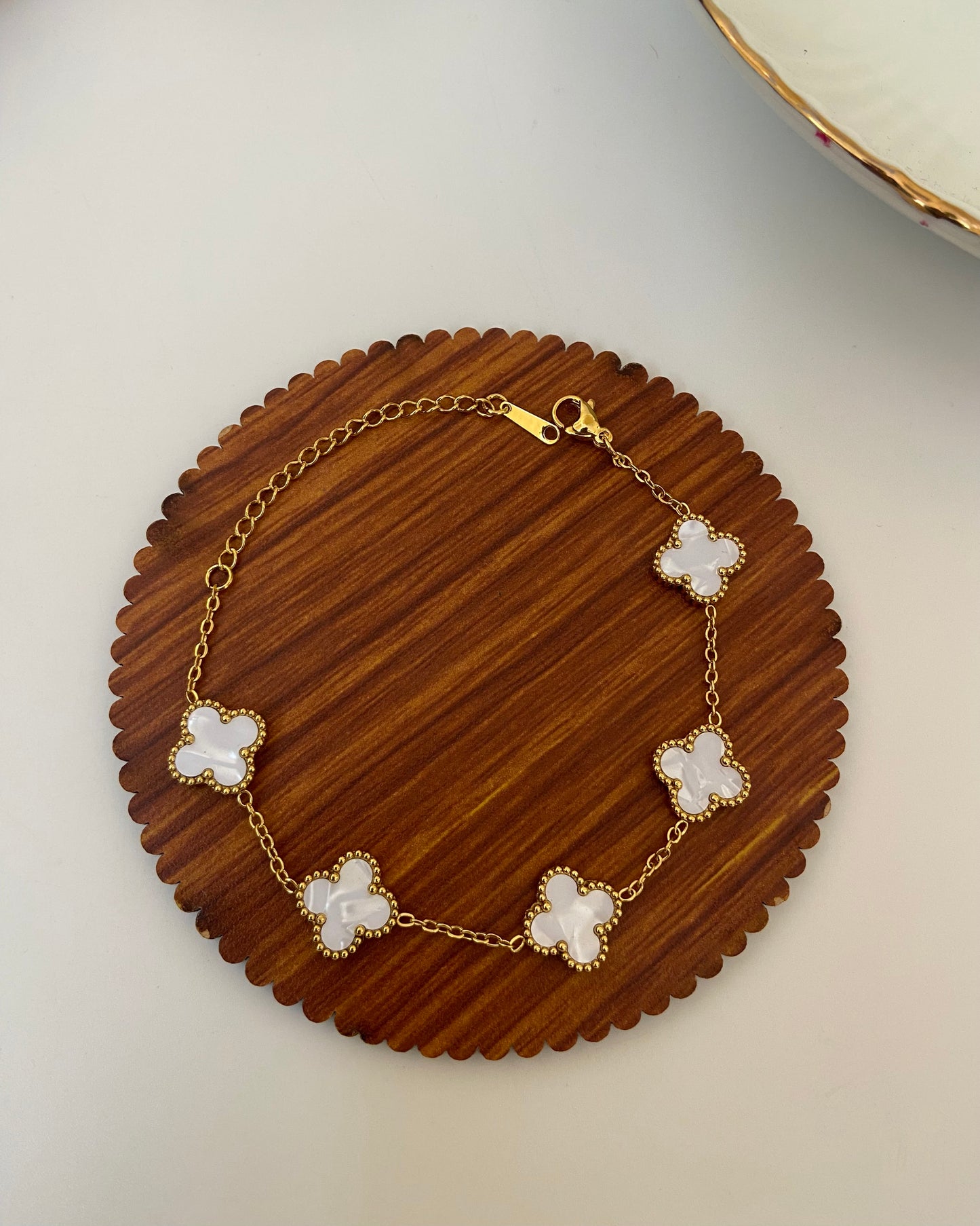 White Clover Bracelet