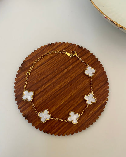 White Clover Bracelet