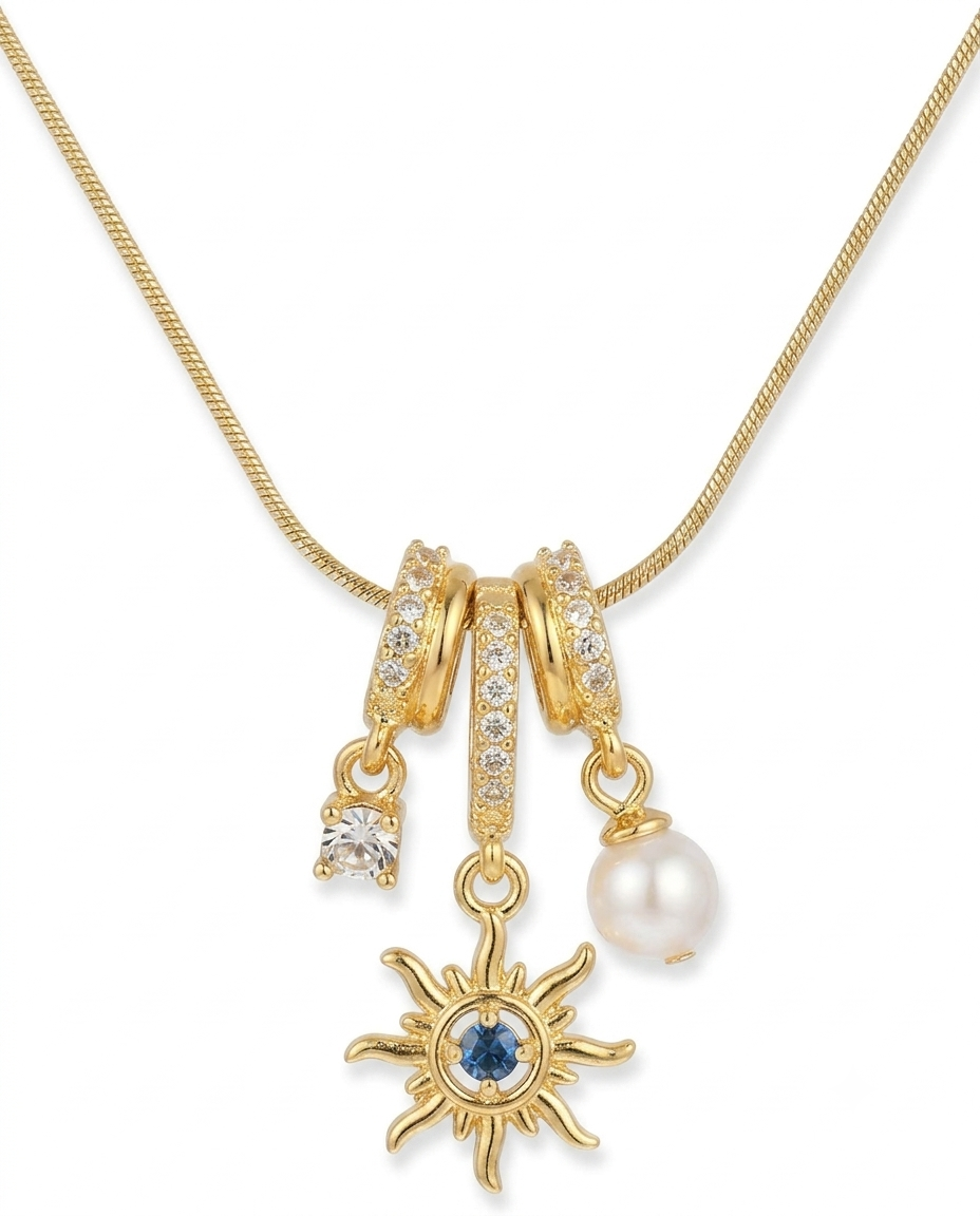 Sunburst Pearl Neckpiece