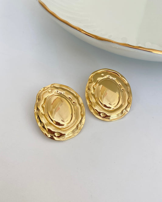 Oval Chunky Earring