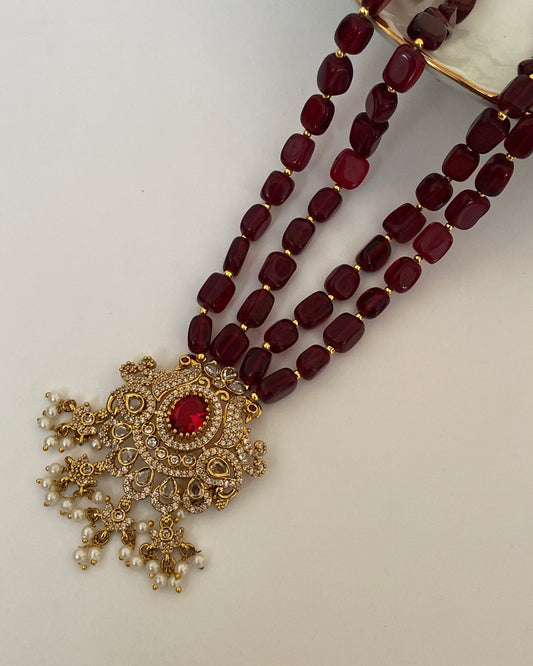 Ruby Rani Haar Necklace