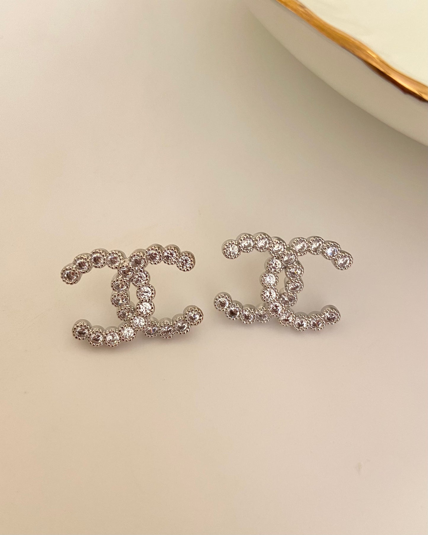 Heritage CC Earring Silver