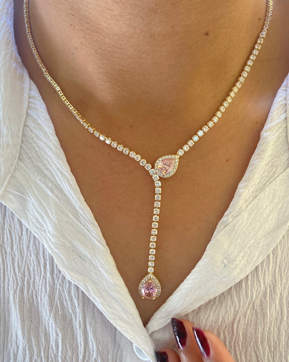 Crystal Drop Necklace