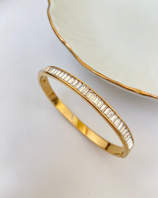 Skylar Gold Bangle Bracelet