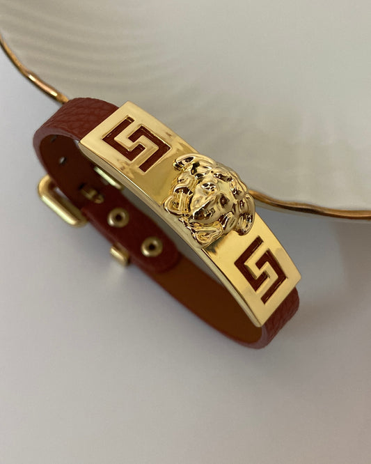 Varsac Designer Leather Belt Bracelet