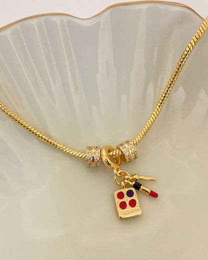 Makeup Charm Bracelet