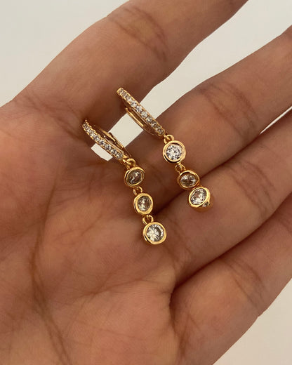 Drop Hoop Earring