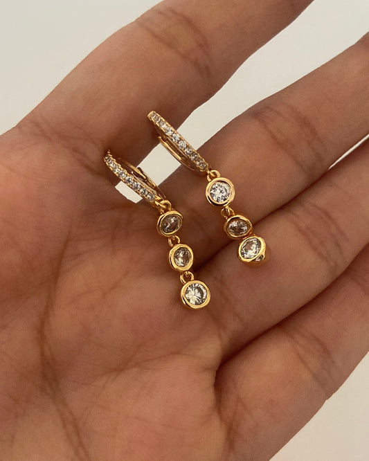 Drop Hoop Earring