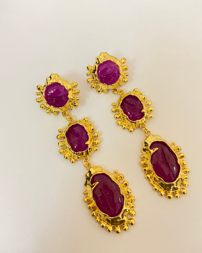 Baroque Drop Earring