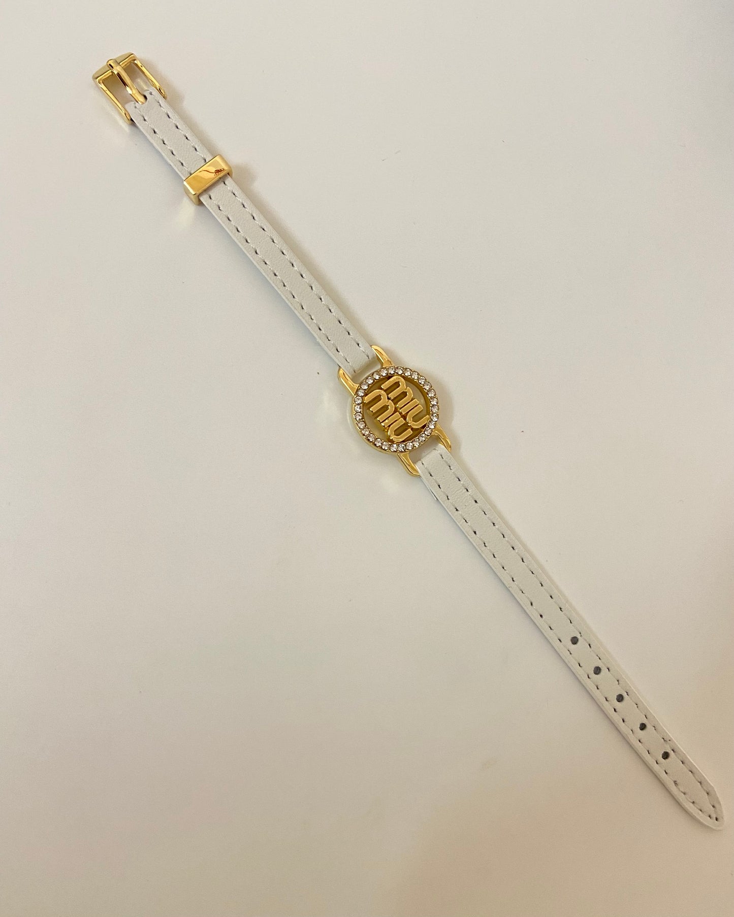 Classic MUMU Leather Belt Bracelet