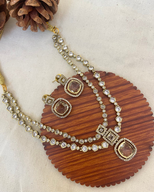 Victoria 2 layer Necklace Set