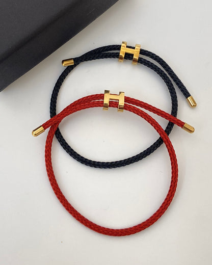 Unisex H belt Bracelet