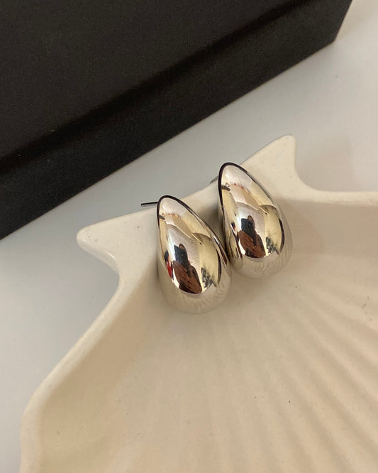 Silver mini drop Earring