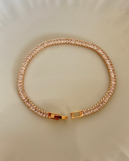 Retro Gold Tennis Bracelet
