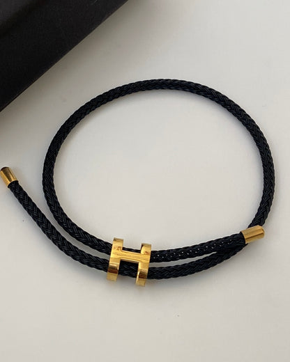 Unisex H belt Bracelet