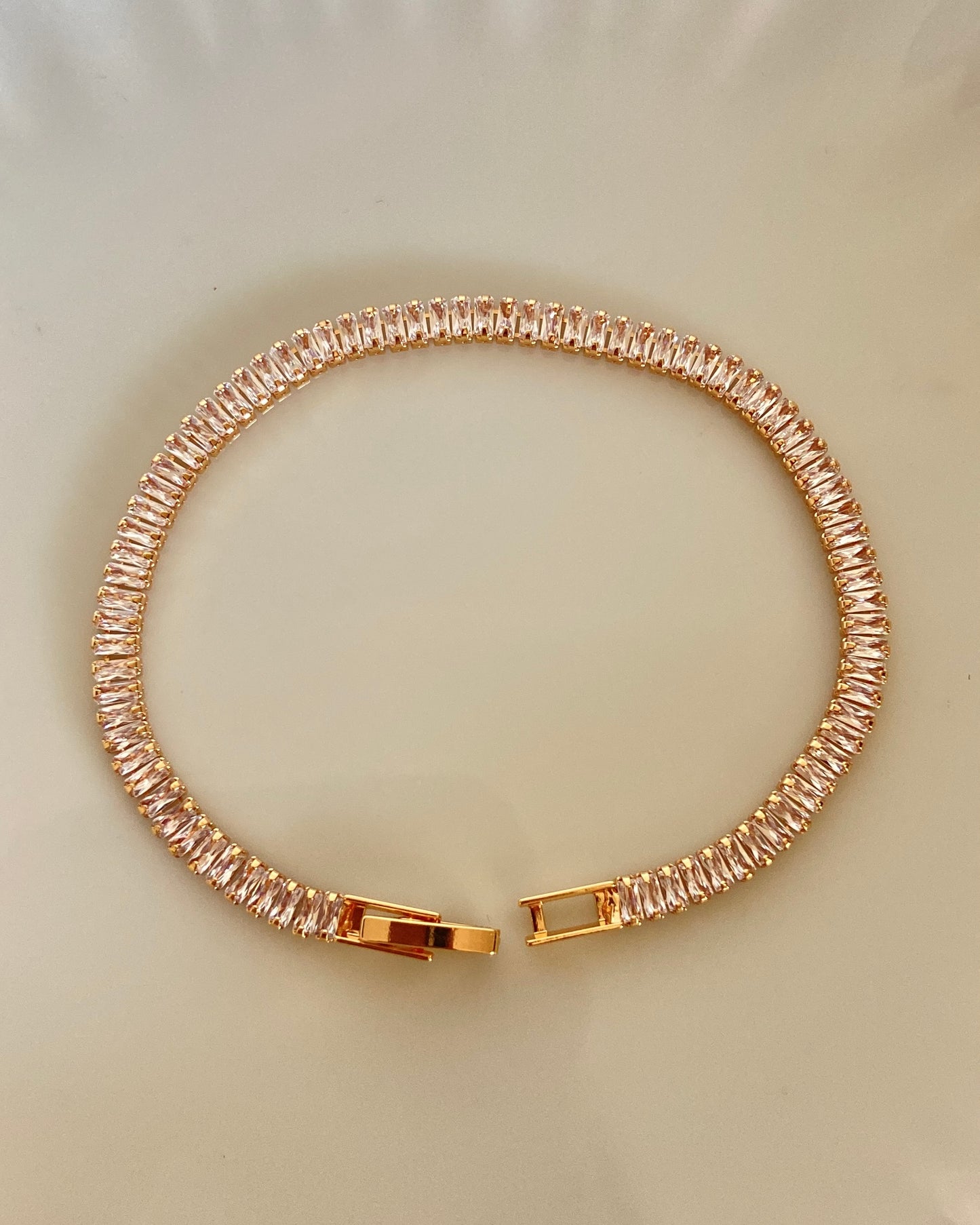 Retro Gold Tennis Bracelet