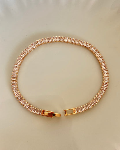 Retro Gold Tennis Bracelet