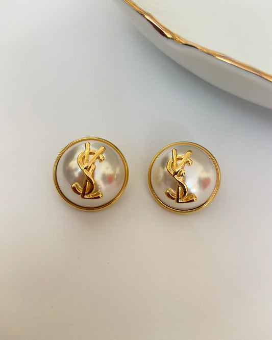 Pearl YSL Earring