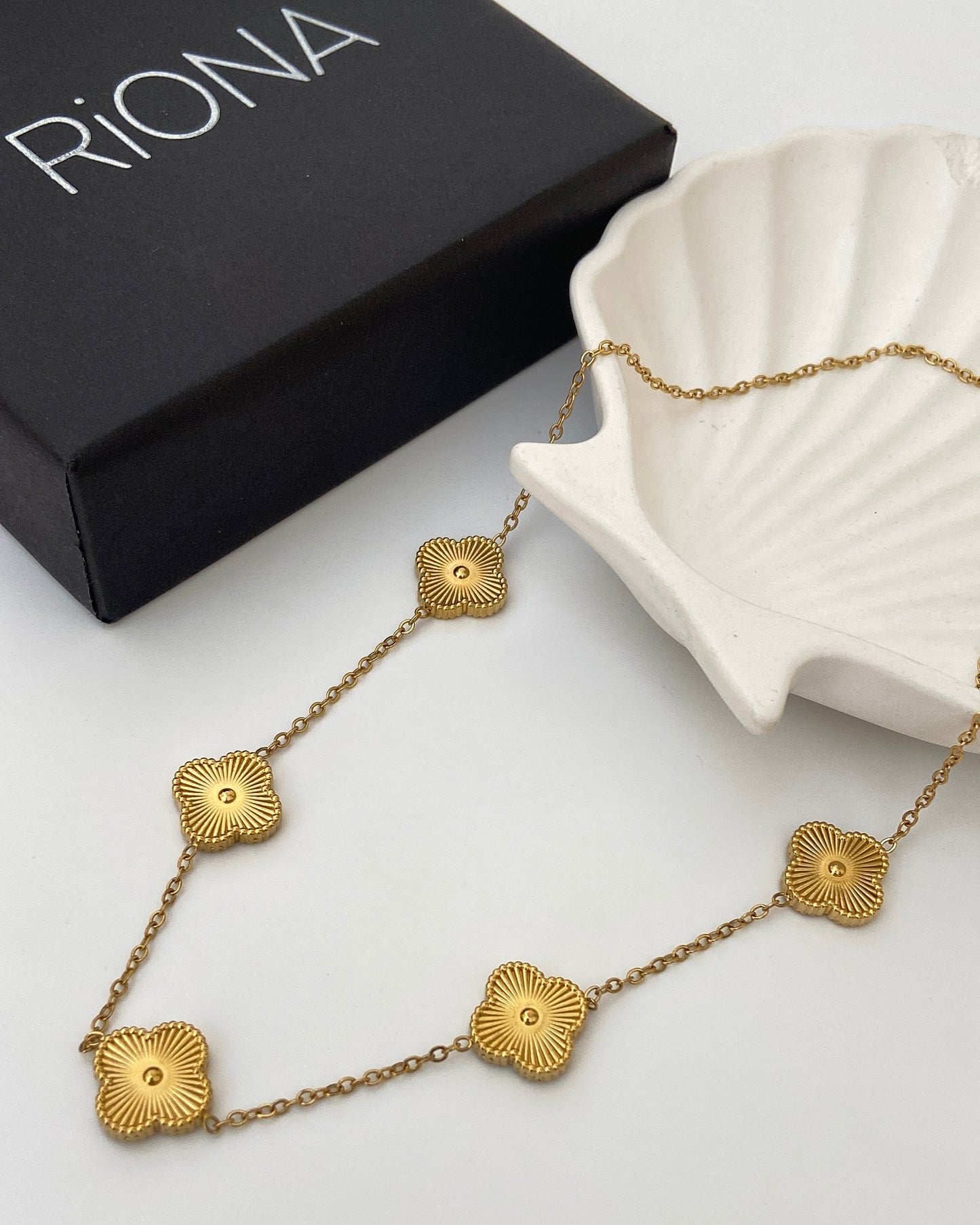 Gold Clover Necklace