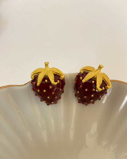 Strawberry Earring