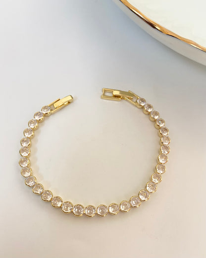 Glam Up Tennis Bracelet
