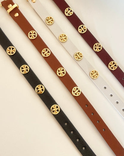 Miller Leather Belt Bracelet (Unisex)