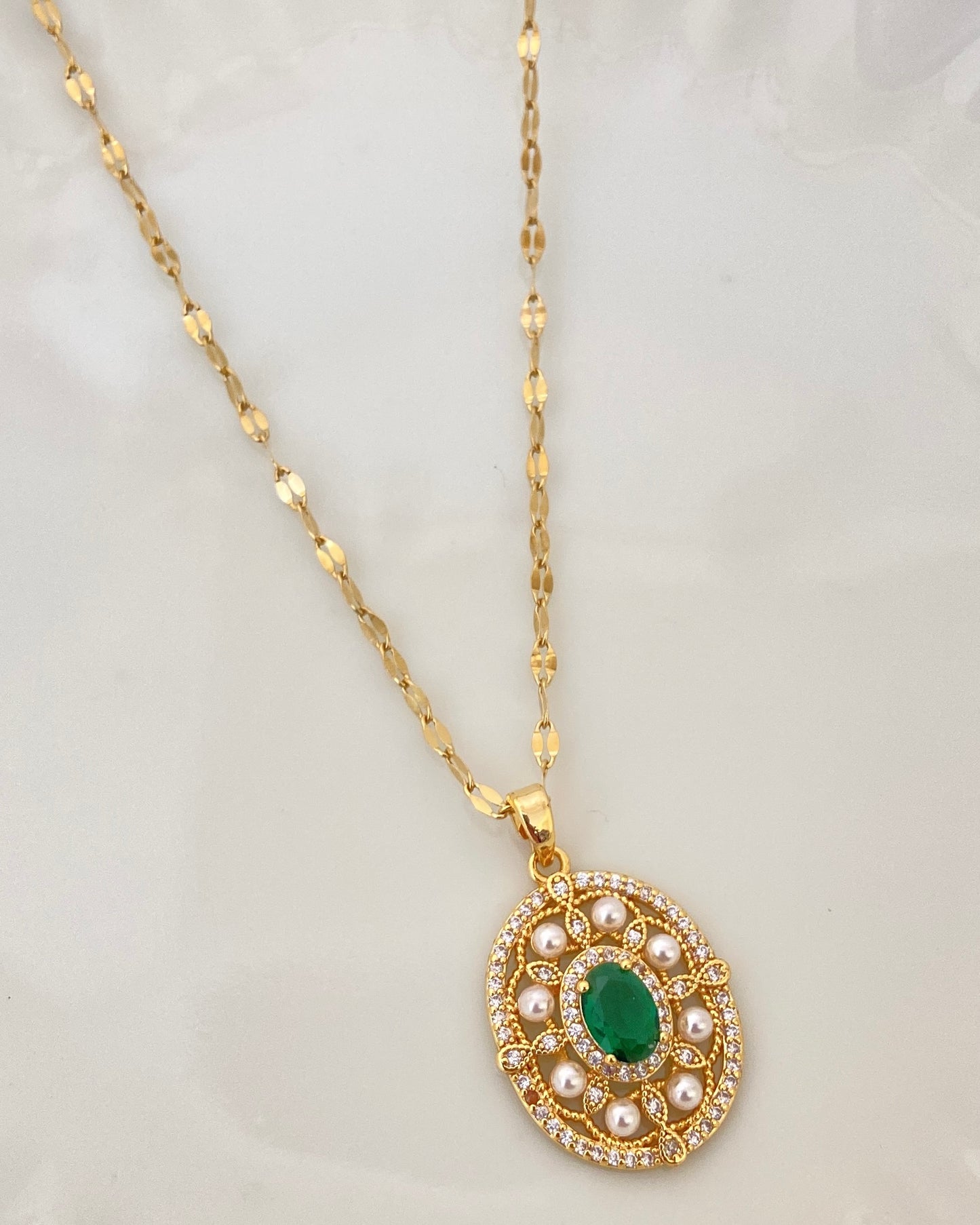 Royal Emerald Necklace