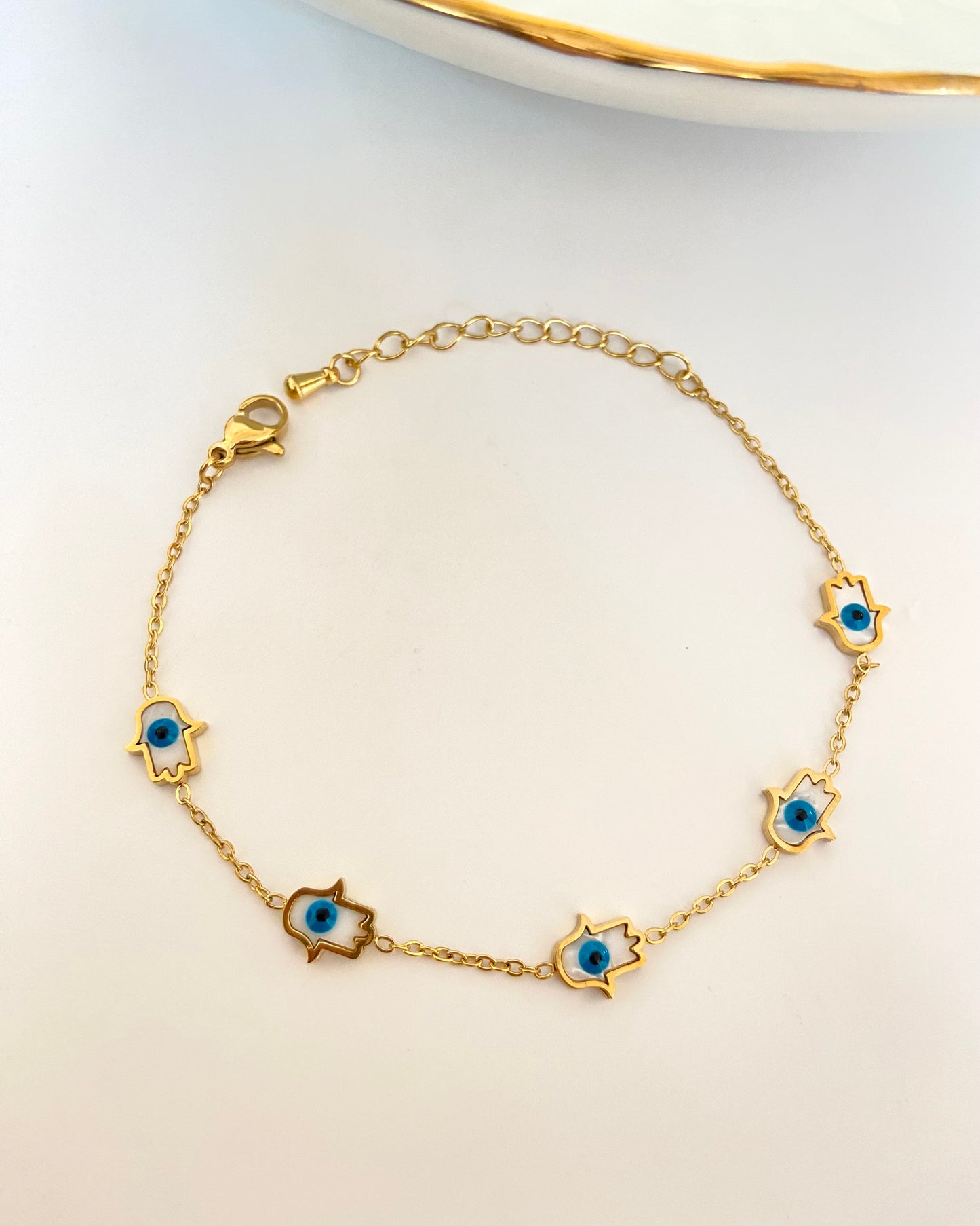 Hamsa Evil Eye Bracelet