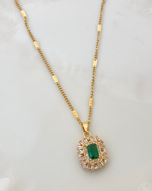 Emerald Linsey Necklace