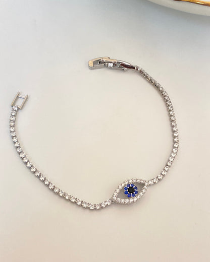 Evil Eye Tennis Bracelet