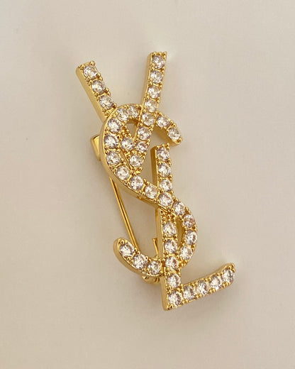Ynsl gold Brooch