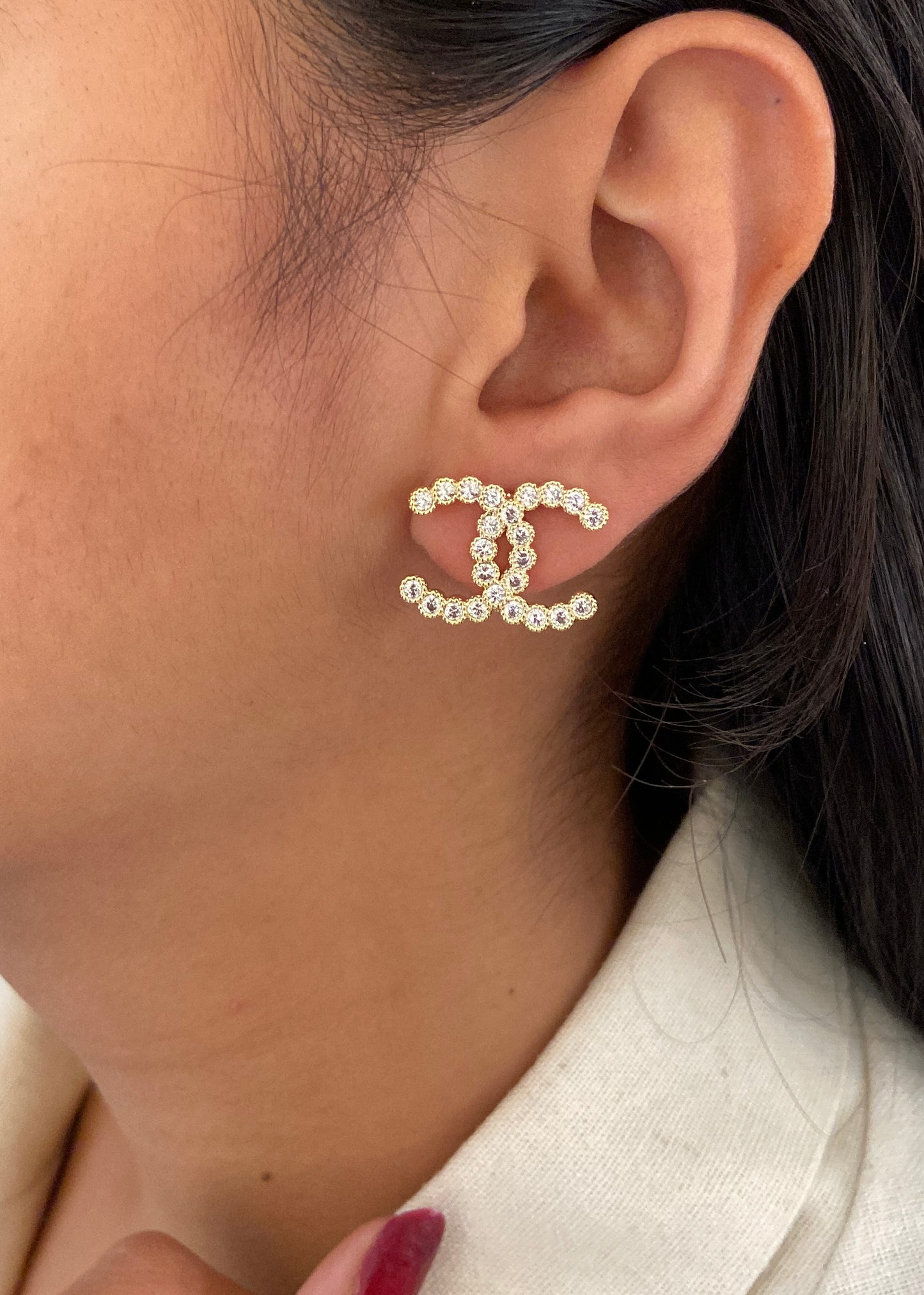 Heritage CC Earring Gold