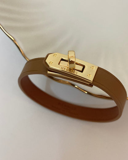 Hermis Miller Leather Belt Bracelet