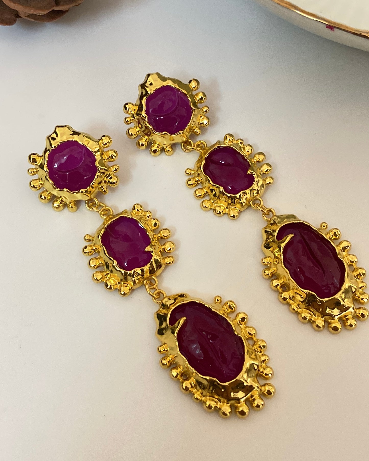 Baroque Drop Earring