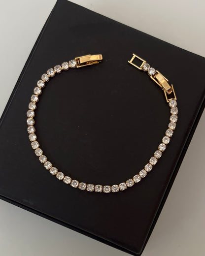 Crown Tennis Bracelet