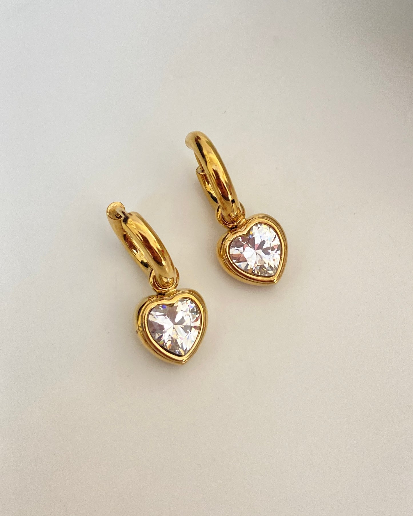 Heart Huggies Earring