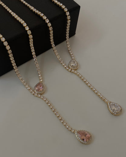 Crystal Drop Necklace