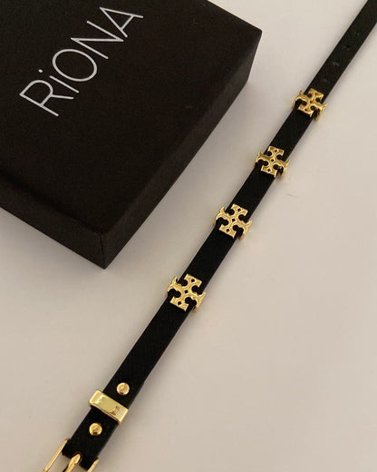 Faux Leather belt Bracelet
