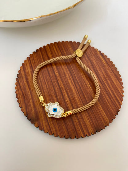 Hamsa Evil Eye Thread Bracelet