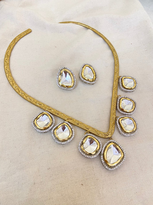 Uncut Ad stone Golden Hasli Set