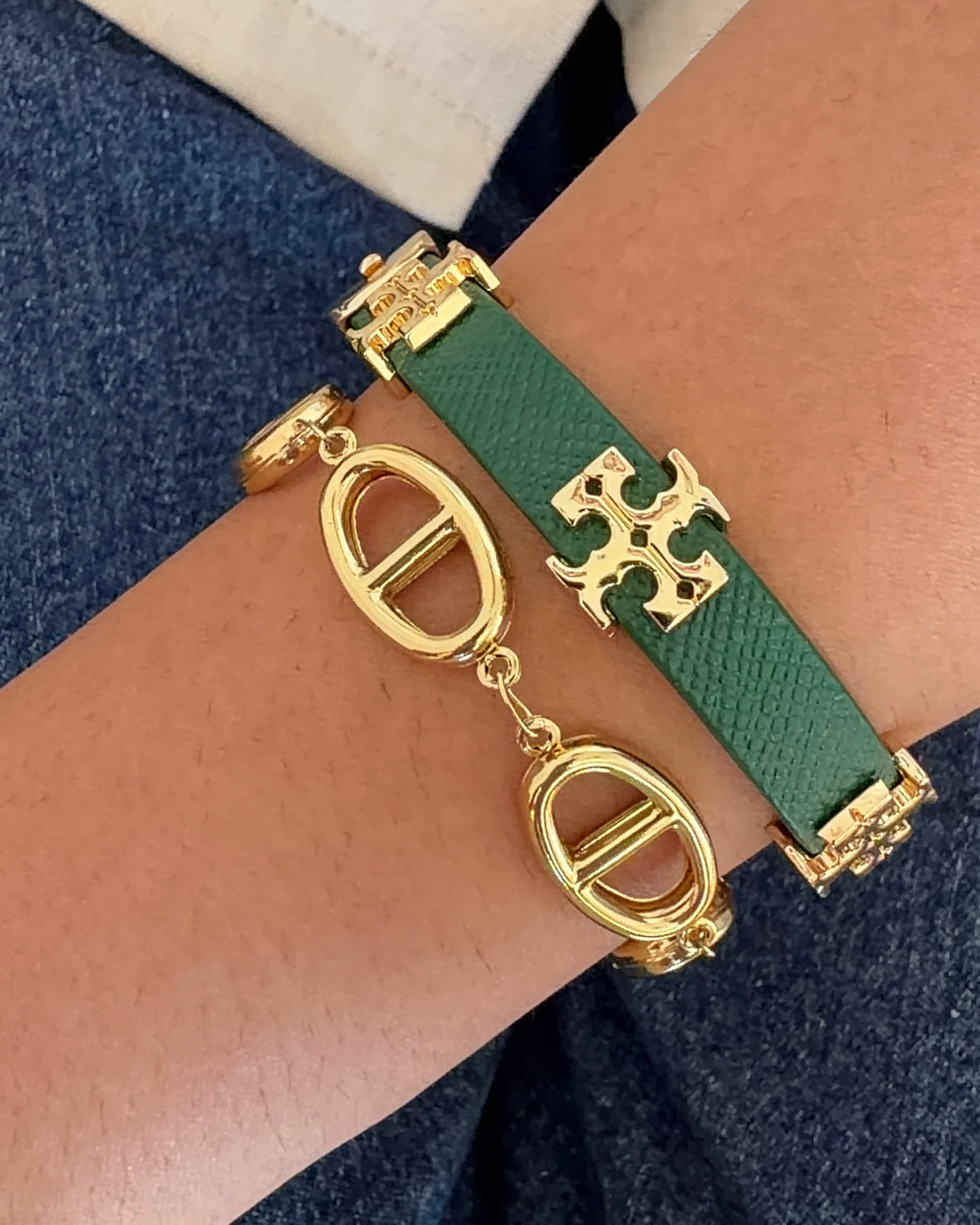 Faux & Melorra Bracelet Stack (Set of 2)