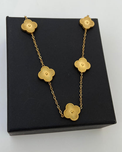 Gold Clover Necklace