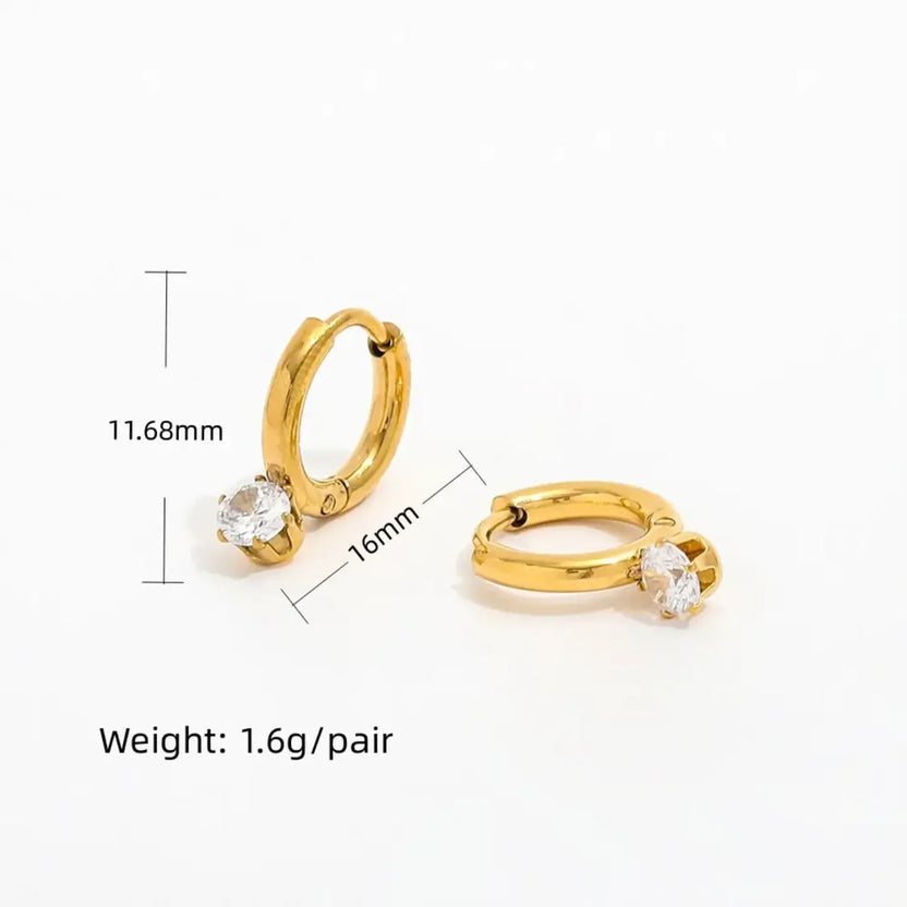Diamond Huggie Earring